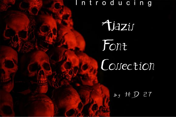 Ajazil: A Dramatic Display Font for Bold Editorial Design