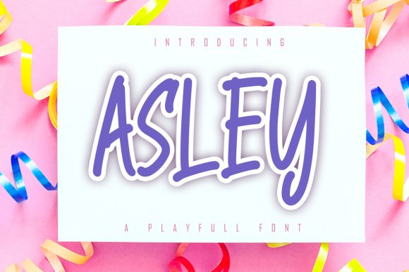 Asley: A Handwritten Display Font for Editorial Design