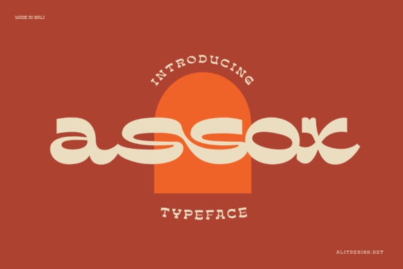 Assox: A Vintage Display Font for Bold Branding