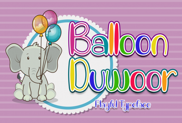 Balloon Duwoor: A Playful Display Font Review
