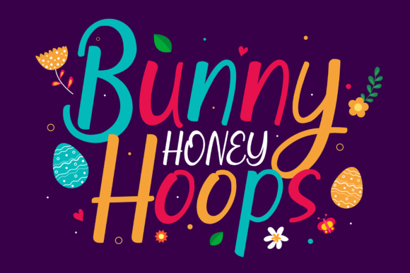 Bunny Hoops: A Playful Display Font for Branding