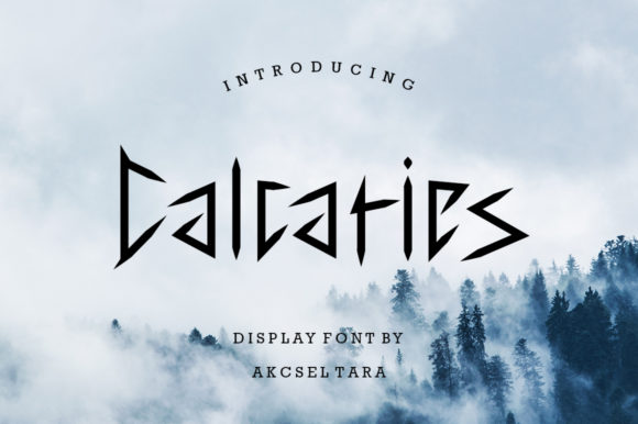 Calcaries: A Unique Display Font for Web Design
