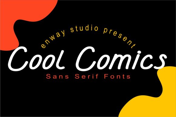 Cool Comics: A Modern Display Font for Small Business Branding