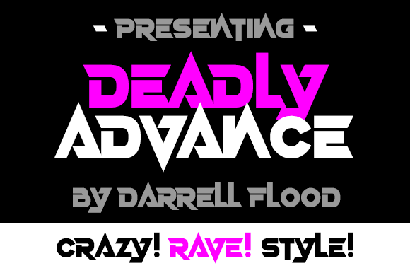 Deadly Advance: A Bold Display Font for Modern Editorial Design