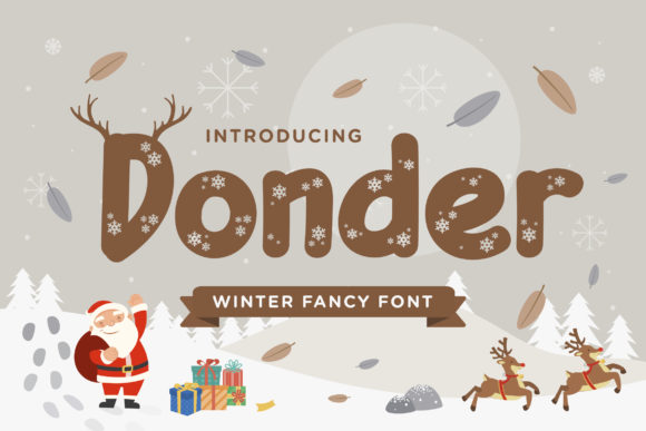 Donder: A Modern Display Font for Your Brand
