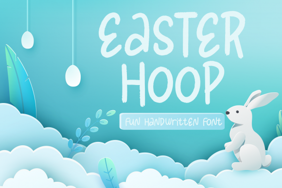 Easter Hoop: A Fresh Display Font for Editorial Design
