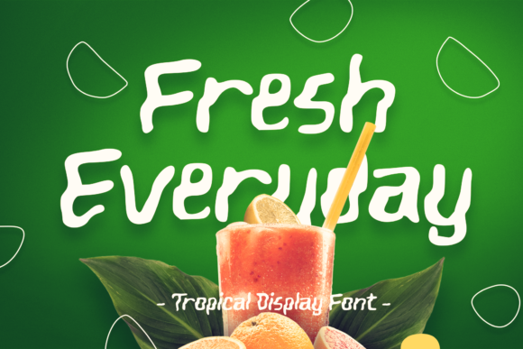 Fresh-Everyday: A Joyful Display Font for Your Brand