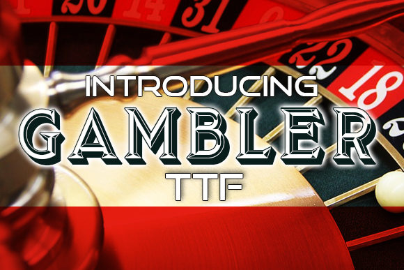 Gambler: A Bold 3D Display Font for Marketers