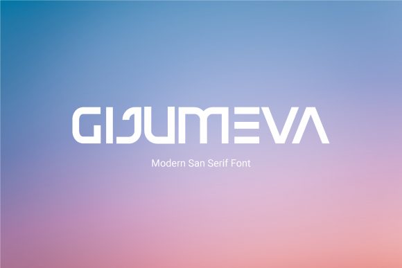 Gijumeva: A Modern Display Font for Bold Branding