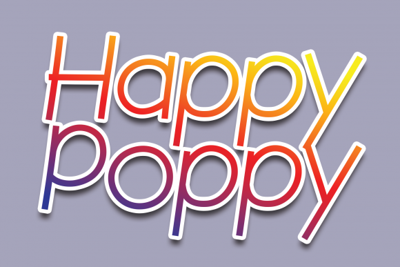 Happy Poppy: A Friendly Display Font for Editorial Design