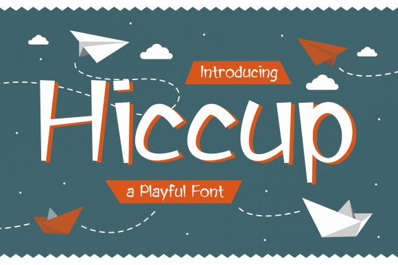 Hiccup: A Whimsical Display Font for Editorial Charm
