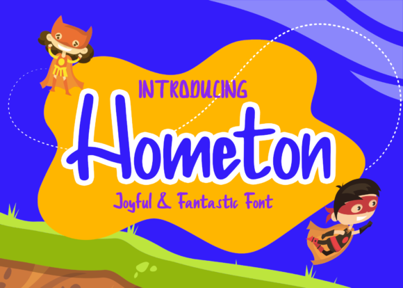 Hometon: A Joyful Display Font for Web Design