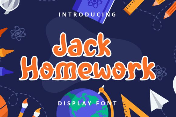 Jack Homework: A Playful Display Font for Small Business