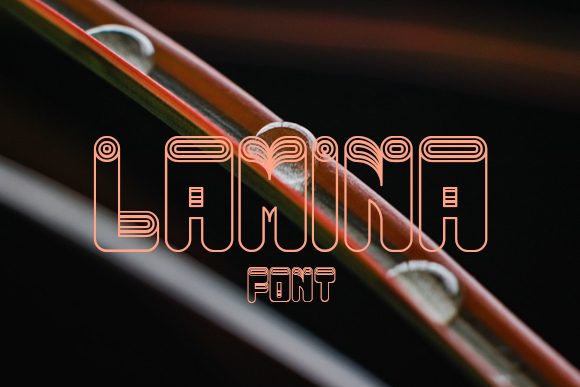 Lamina: A Bold Display Font for Editorial Design