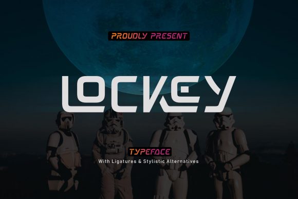 Lockey: The Futuristic Display Font for Bold Marketing