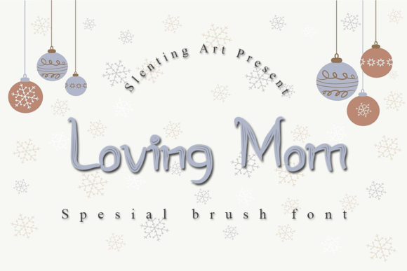 Loving Mom: A Bold Display Font for Web Design