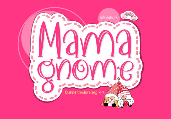 Mama Gnome Font: A Playful Display Typeface for Campaigns