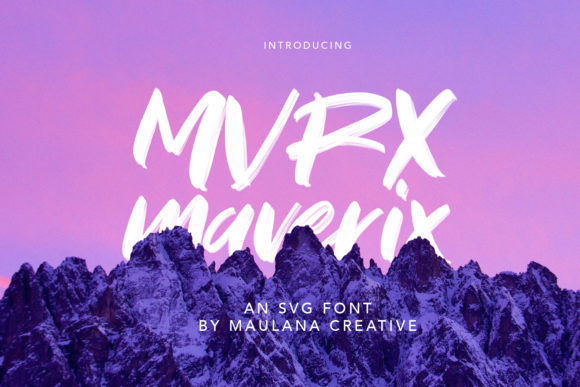 Maverix: A Bold Display Font for Modern Web Design