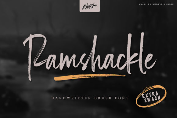 Ramshackle: A Modern Display Font for Campaigns