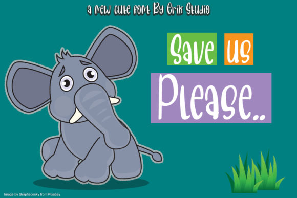 Save Us Please: A Friendly Display Font for Branding