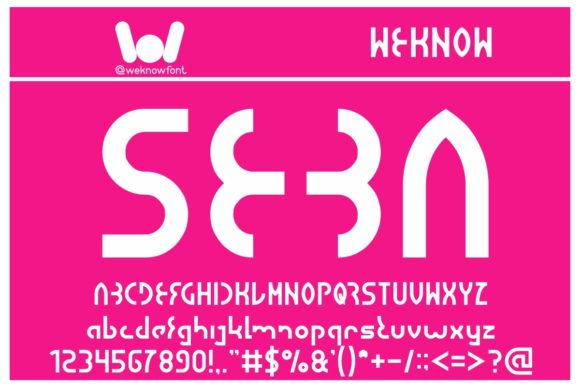 Seba: A Bold Display Font for Premium Branding