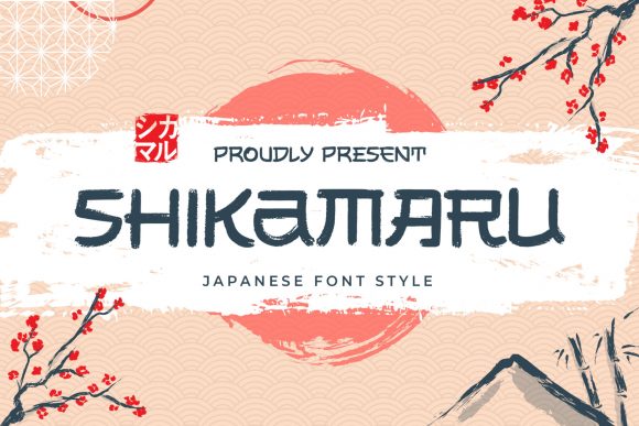 Shikamaru: A Unique Japanese-Inspired Display Font