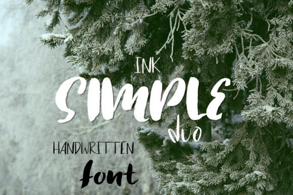 Simple Ink Duo: A Retro Display Font for Editorial Design