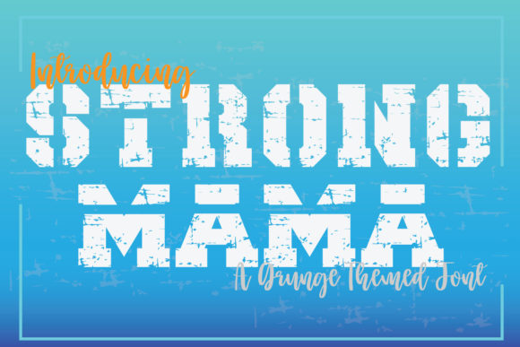 Strong Mama: A Bold Display Font for Web Design