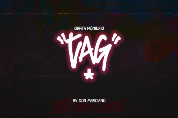 Tag: A Quirky Display Font for Crafters