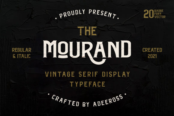 The Mourand: A Bold Display Font for Impactful Branding