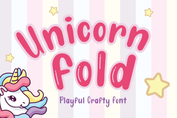 Unicorn Fold: A Playful Display Font for Web Design