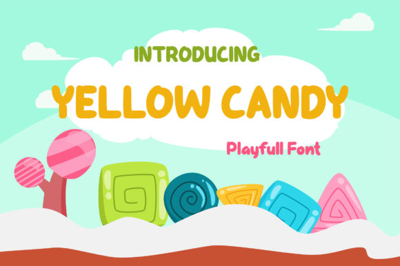 Yellow Candy: A Quirky Display Font for Digital Design